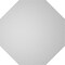 Ekena Millwork Octagonal Surface Mount PVC Gable Vent: Non-Functional, w/ 3-1/2"W x 1"P Standard Frame, 26"W x 26"H GVPOC26X2601SN - alternate 4